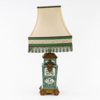 Grande lampe de table composée d'un vase chinois en porcelai… (photo 3)