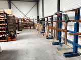 a large warehouse filled with lots of shelves and pallets