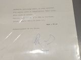 signed letter from the president of the united states to the president of the united states