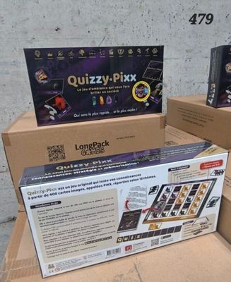 Lot de 6 Jeux de société Quizzy PIXX neuf dans son emballage d origine