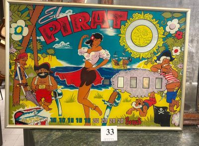 a pinball game on display in a store
