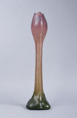 NANCY Long vase soliflore en verre multicouche en pol… - Photo 1