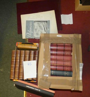 a box of books and a box of books on a table