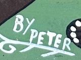 a close up of a sign on the side of a building