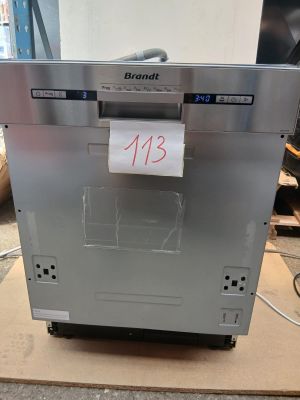an image of a silver dishwasher sitting on top of a cardboard box