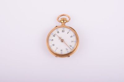 montre de poche sur fond blanc avec un espace réservé à votre texte