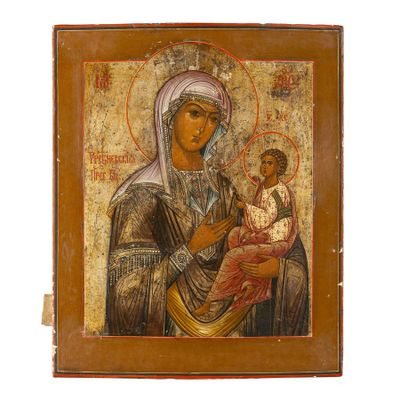 une icône représentant la Vierge Marie et l'Enfant Jésus
