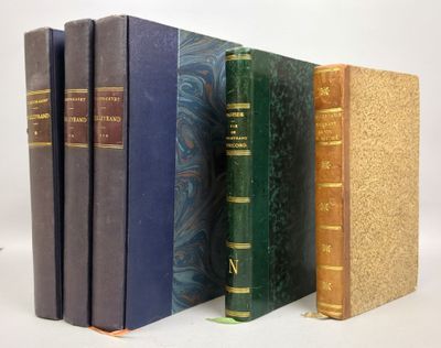 Réunion de 3 ouvrages en 5 volumes sur Talleyrand et Fouché …