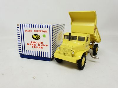 DINKY G.B. réf 965 camion benne de carrière EUCLID, cabine v…