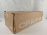 a cardboard box with the word create written on it