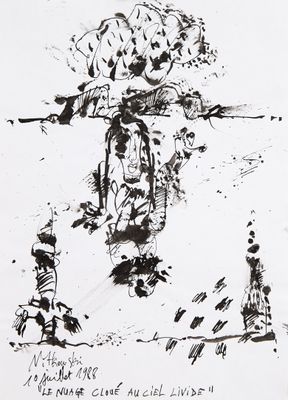 Stani Nitkowski (1949-2001) Le Nuage cloué au ciel livide 19…