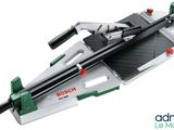 the machine has a cutter on it to cut a piece of paper