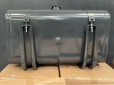 a suitcase that is sitting on top of a box