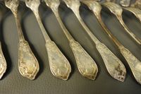 Lot de métal argenté comprenant 12 fourchettes et 10 cuillèr… (photo 6)