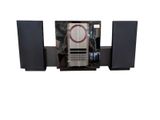a picture of a stereo system with speakers on it
