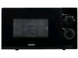 an image of a black microwave oven on a white background