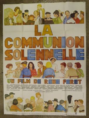 an old movie poster of a group of people sitting around a table