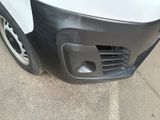 a close up of the front bumper of a car