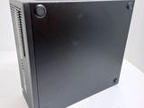 an image of a black computer case sitting on top of a white table