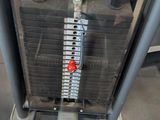 a close up of a machine in a gym