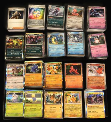a lot of cards that are on the table