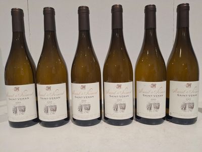 6 Bouteilles Saint Véran, 2023 Marcel de Normont état parfai…