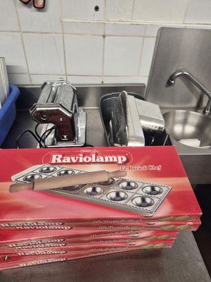 a box of bavolamp sitting on a kitchen counter