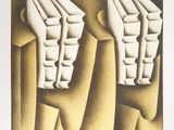 an image of a book cover with a drawing of two hands holding papers