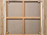 a close up of a picture of a window frame with a window pane