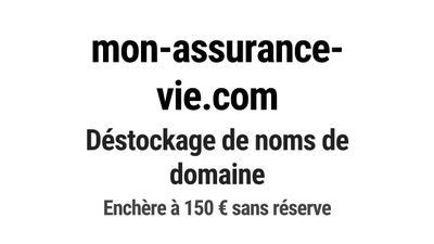 Nom de domaine mon-assurance-vie.
