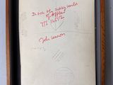 an old picture of a piece of paper with writing on it