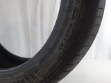 a close up of a tire on a white background