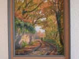 a picture of a painting hanging on the wall
