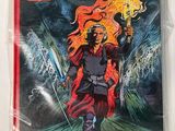 the cover of a comic book with a picture of a man holding a torch