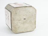 a white box with a picture on it on a white surface