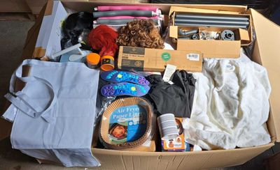 251 / 1 palette de 90 kg de mix (tablier, gel bronzant…