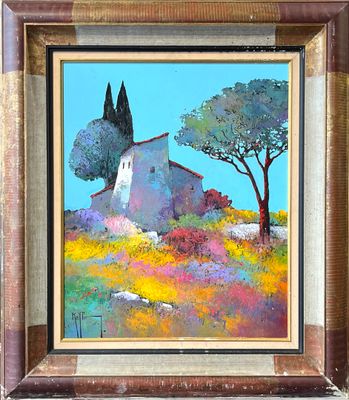 Roger KEIFLIN (né en 1949). Paysage provençal.