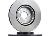 a close up of a brake disc on a white background