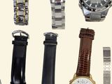a lot of watches that are all different colors and sizes