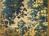 une image représentant un tableau représentant une scène forestière avec des oiseaux et des arbres