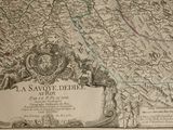 an old map of the region of la savoie delle in france