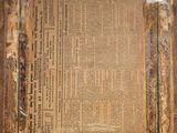 a picture of a picture of an old newspaper in a wooden frame
