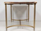 an image of a small table with a marble top
