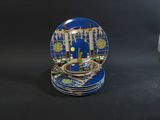 a lot of plates that are sitting on a table
