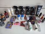 many different types of cleaning products laid out on the counter