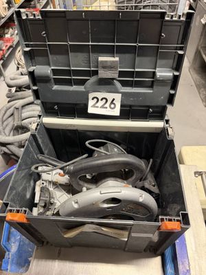 a tool box with a hose and a hose in it