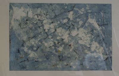 Huile sur papier encadrée par BERARD Honoré Marius.