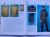 an open book with a picture of a man in a pilot ' s uniform