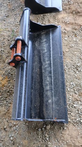 Godet de curage L1000mm pour mini-pelle 1,5t-2,0t, axes 30mm, lar...