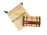Portefeuille et pochette en cuir à motif Burberry Check
